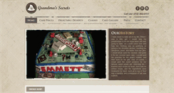 Desktop Screenshot of grandmasecrets.com